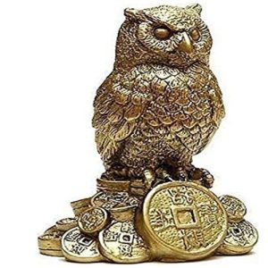 Resin Feng Shui Owl Showpiece