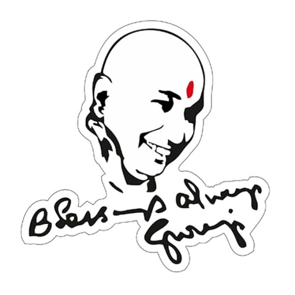 Guruji Swaroop Car Sticker