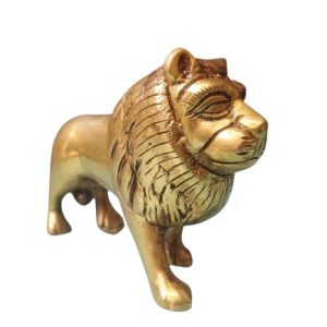 Brass Lion Statue