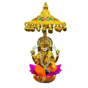 Chatra Ganesha Idol