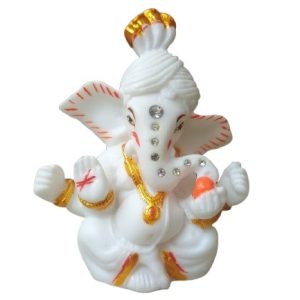 Ladoo Ganesh Car Dashboard Idol
