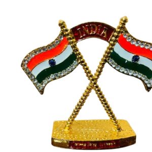 National Flag Car Dashboard Idol
