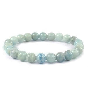 Aquamarine Crystal Beads Bracelet